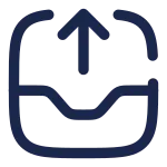 Inbox Out SVG Icon